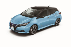 Електромобіль Nissan Leaf 2018 — колір blue