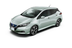 Електромобіль Nissan Leaf 2018 — колір white