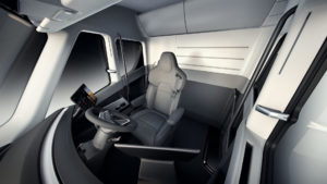Інтерьер Tesla Semi