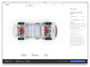Онлайн-конфігуратор Tesla Model 3