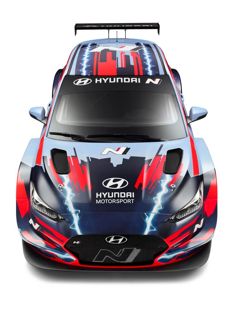Hyundai представила електричний спорткар Veloster N ETCR із середньомоторною компоновкою