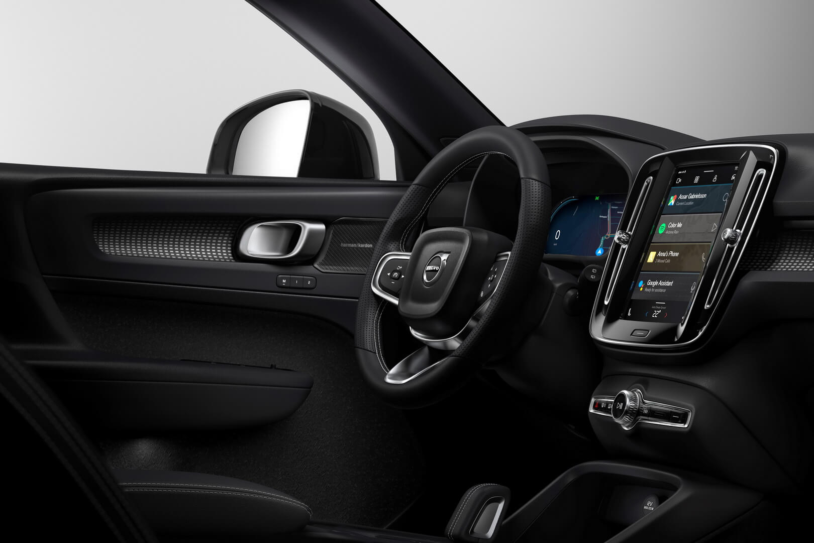 Інтер'єр салону майбутнього електромобіля Volvo XC40 Інтер'єр салону майбутнього електромобіля Volvo XC40