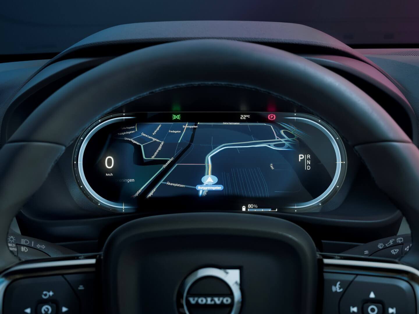 Приладова панель Volvo C40 Recharge